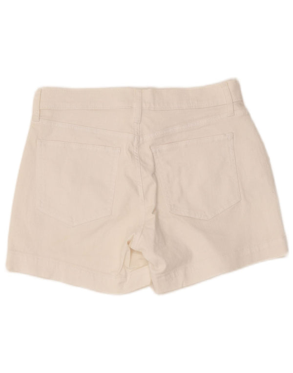 Shorts jeans feminino Gap W27 pequeno algodão branco