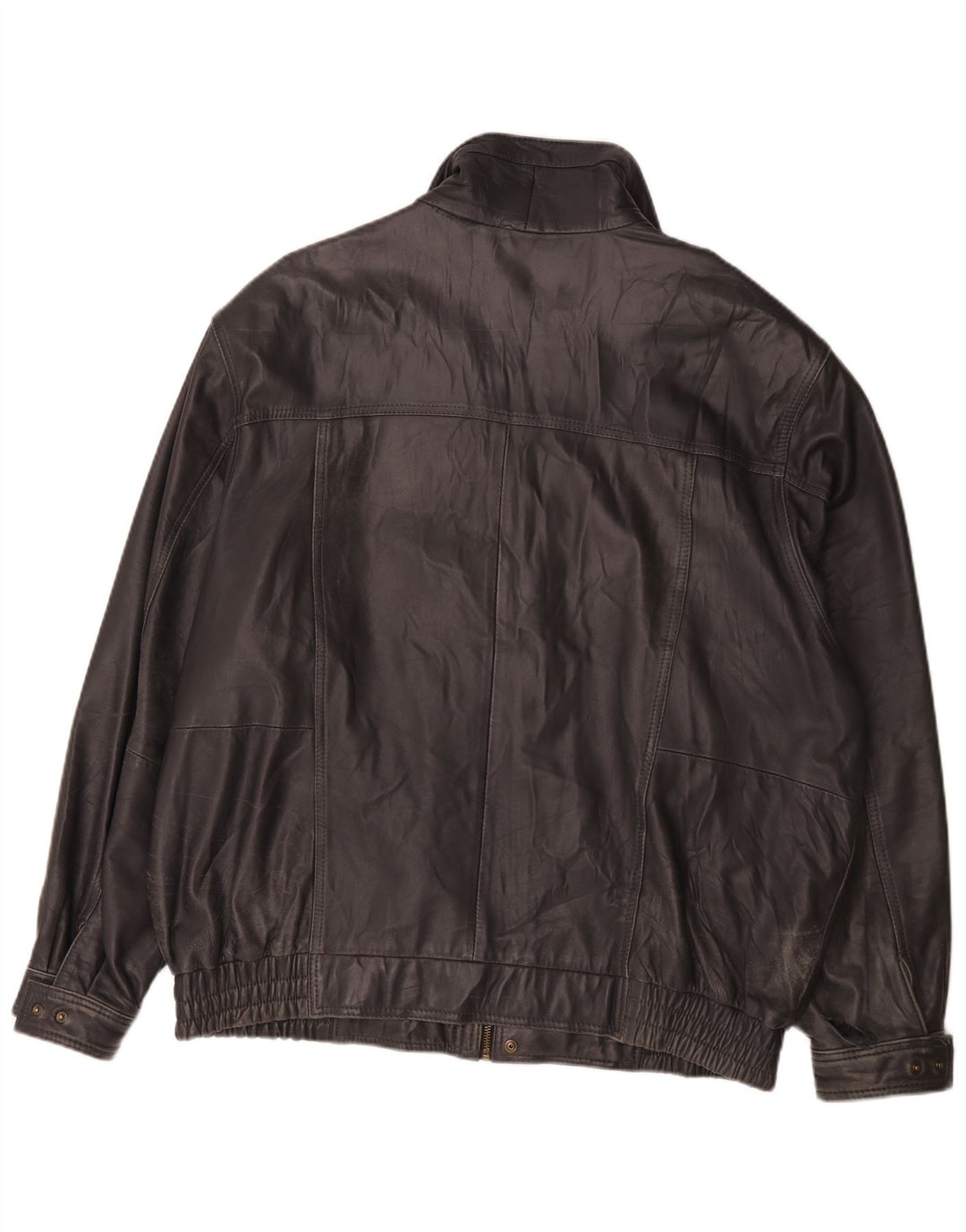 Jaqueta de couro masculina Gazelli UK 44 2XL preta