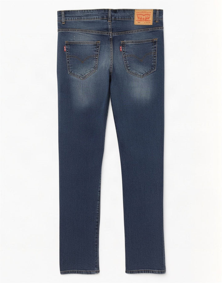 Calça jeans masculina Levi's 511 High Rise Slim W38 L32 azul algodão