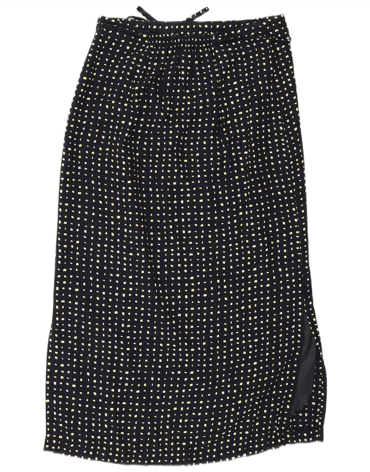 Saia midi feminina MICHAEL H W34 grande preta manchada