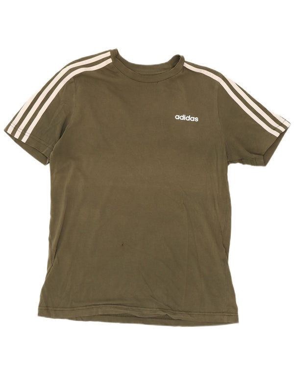 Camiseta Adidas Boys Regular Top 13-14 Anos Algodão Verde