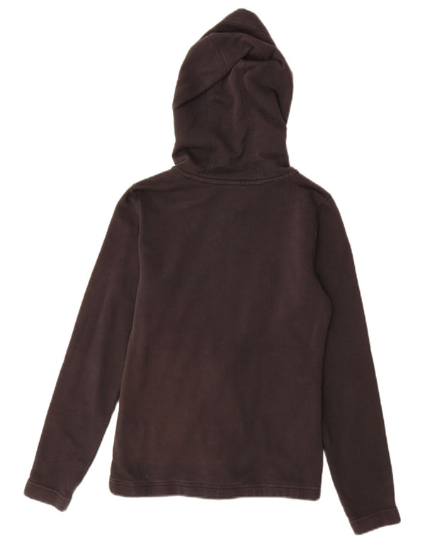 Suéter Adidas Boys Zip com capuz 11-12 anos algodão preto