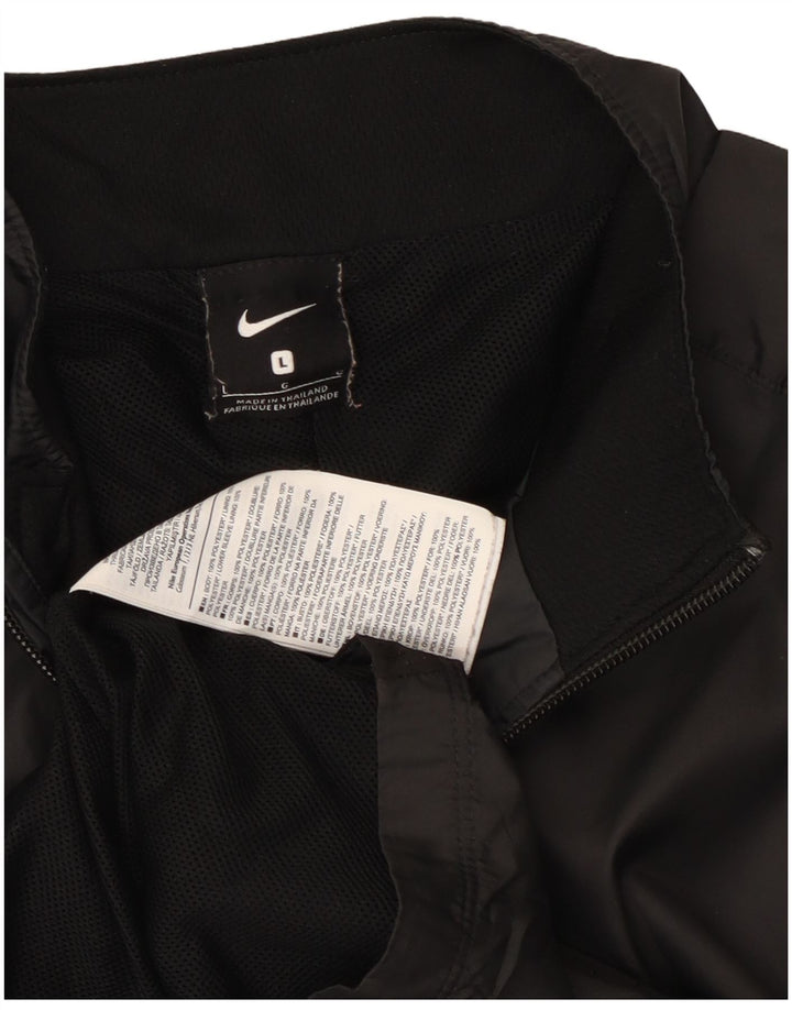 Nike Mens Treino Top Jaqueta Grande Poliéster Preto