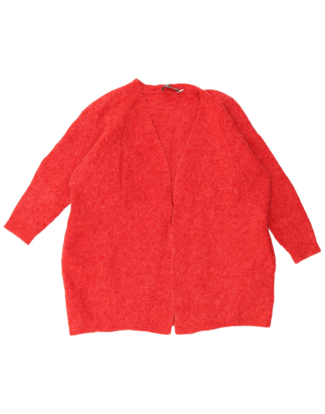 Suéter cardigã feminino aberto grande MINT VELVET Reino Unido 16 grande vermelho