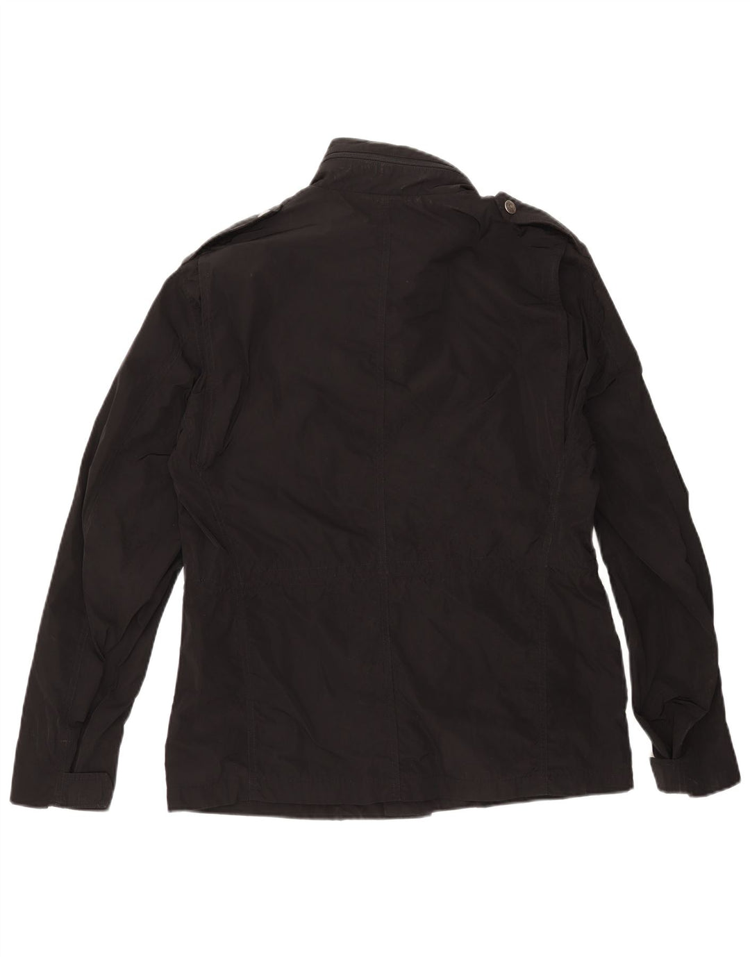 Jaqueta militar masculina Calvin Klein Jeans Reino Unido 40 grande poliéster preto