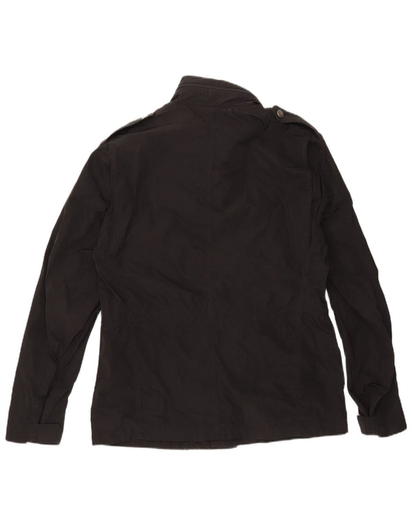 Jaqueta militar masculina Calvin Klein Jeans Reino Unido 40 grande poliéster preto