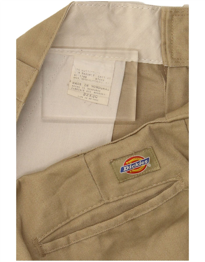 Shorts Chino Masculino Dickies W32 Poliéster Bege Médio