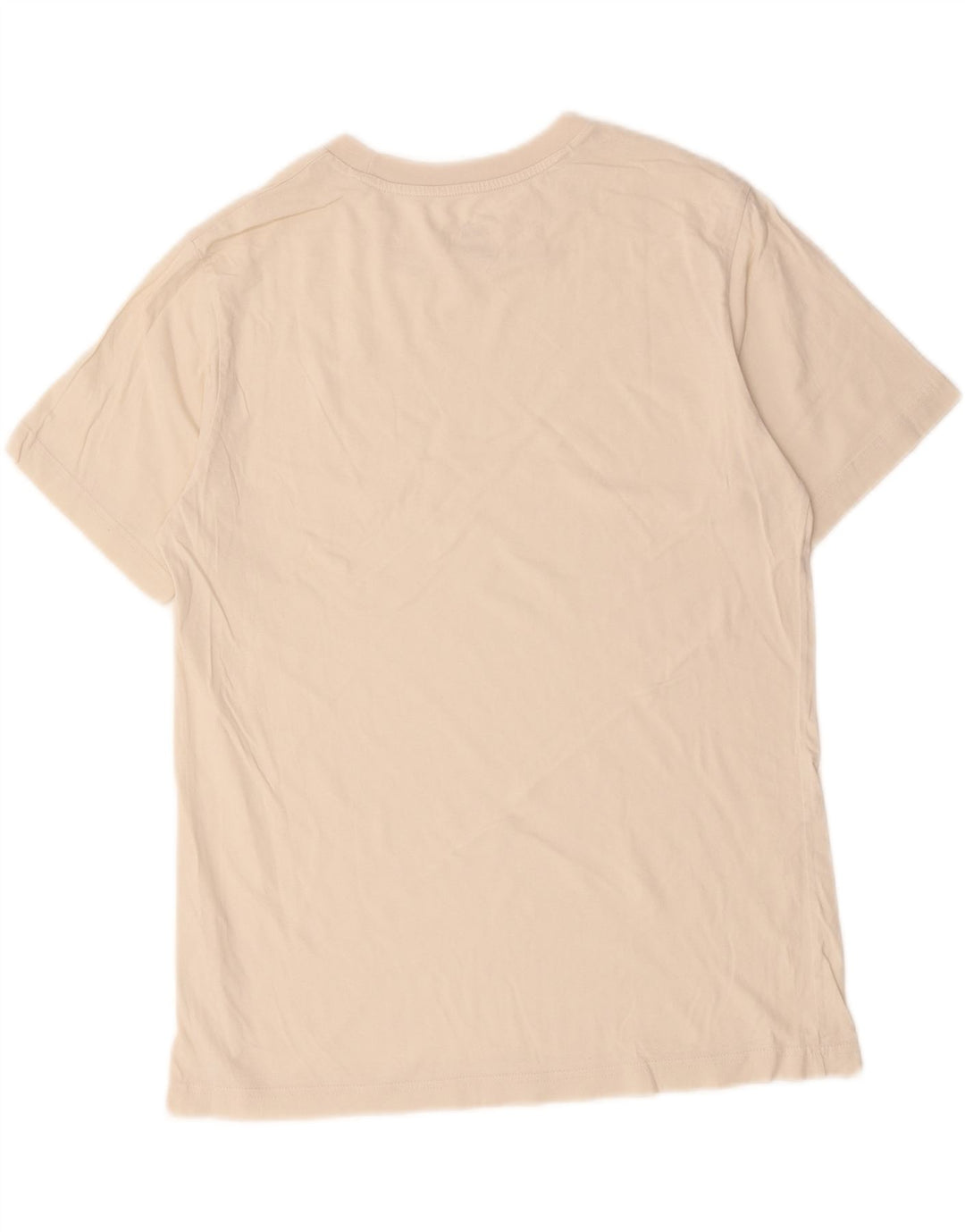 Puma Camiseta Masculina Top Médio Off White Algodão