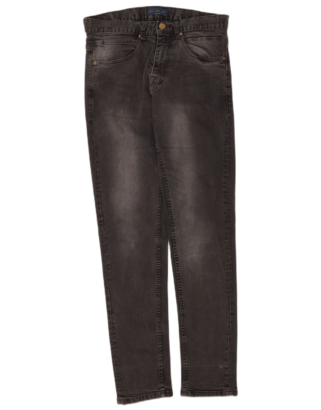 Zara Jeans Skinny Masculino EU 40 Médio W31 L32 Cinza