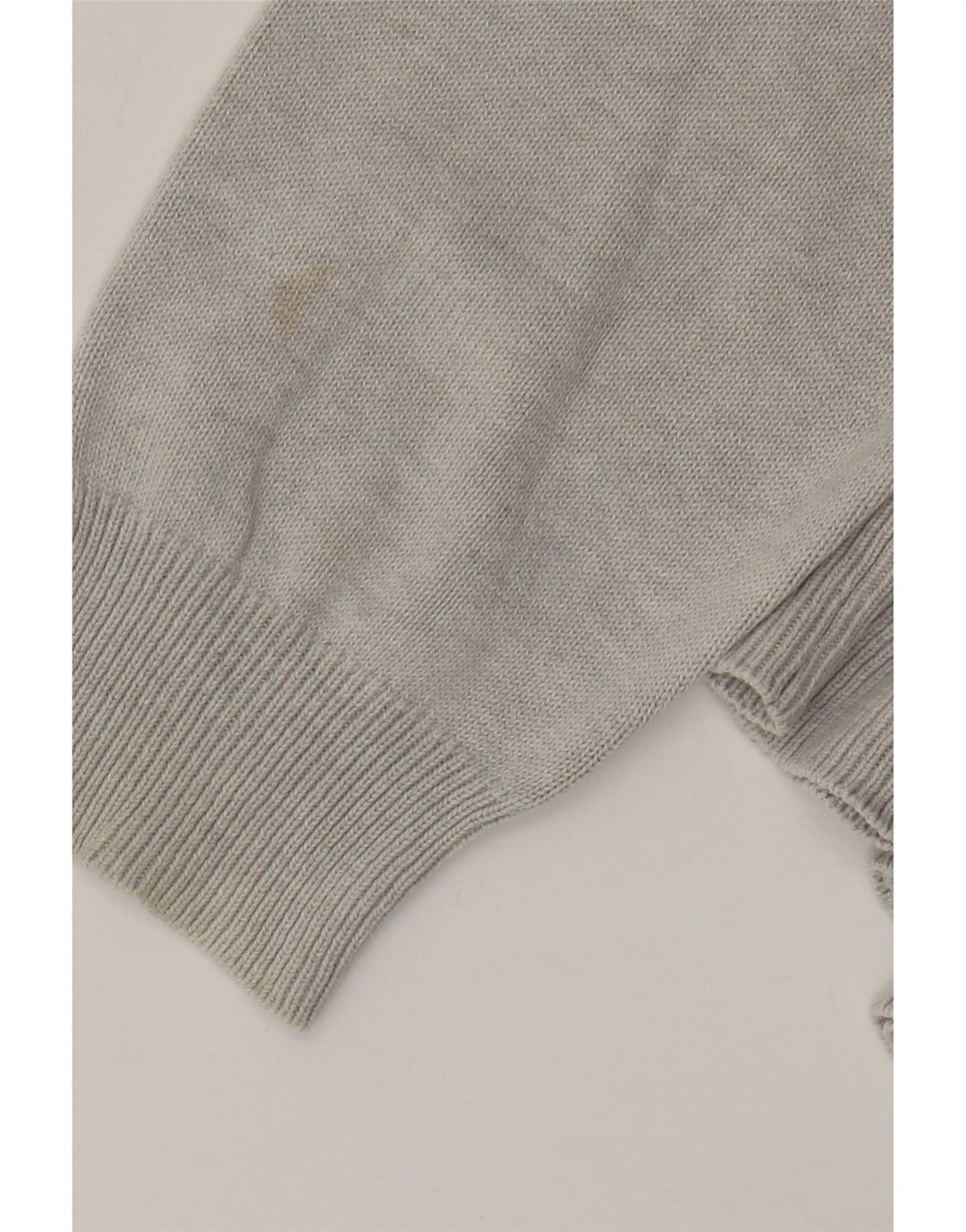 Suéter masculino Marks & Spencer Blue Harbor com decote em V grande cinza
