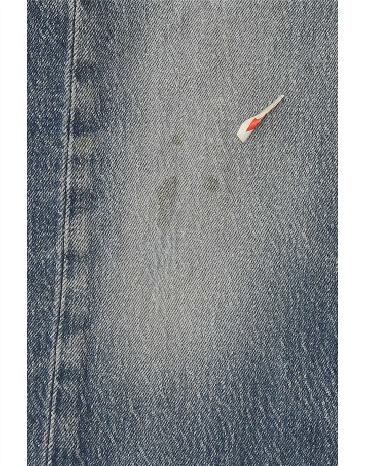 Calça jeans reta masculina Levi's W30 L34 azul algodão