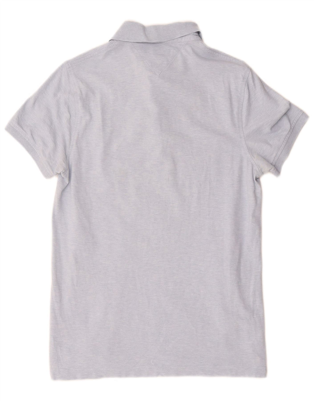 Camisa polo masculina Tommy Hilfiger Slim Fit algodão azul médio