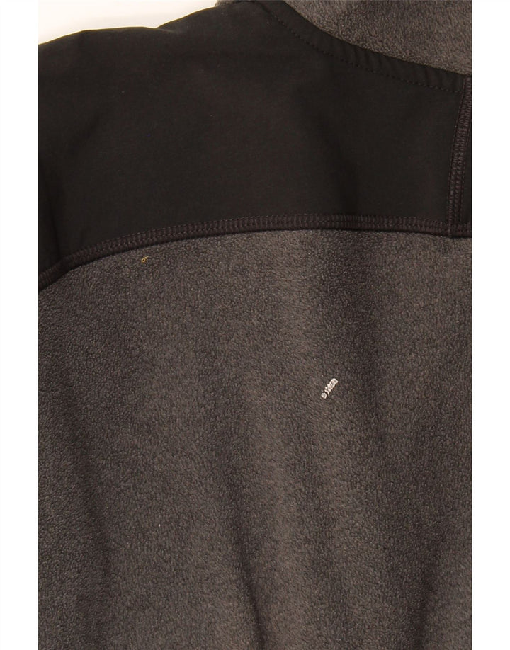 Jaqueta masculina de lã The North Face UK 36 poliéster colorblock cinza pequeno