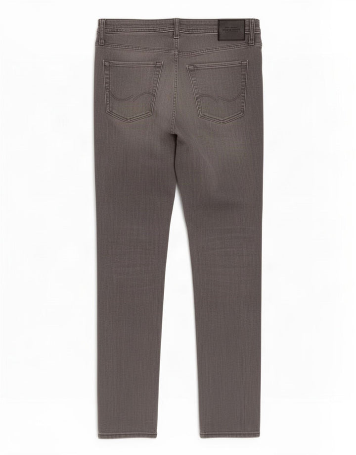 Jack & Jones Masculino GLENN Slim Jeans W33 L34 Cinza