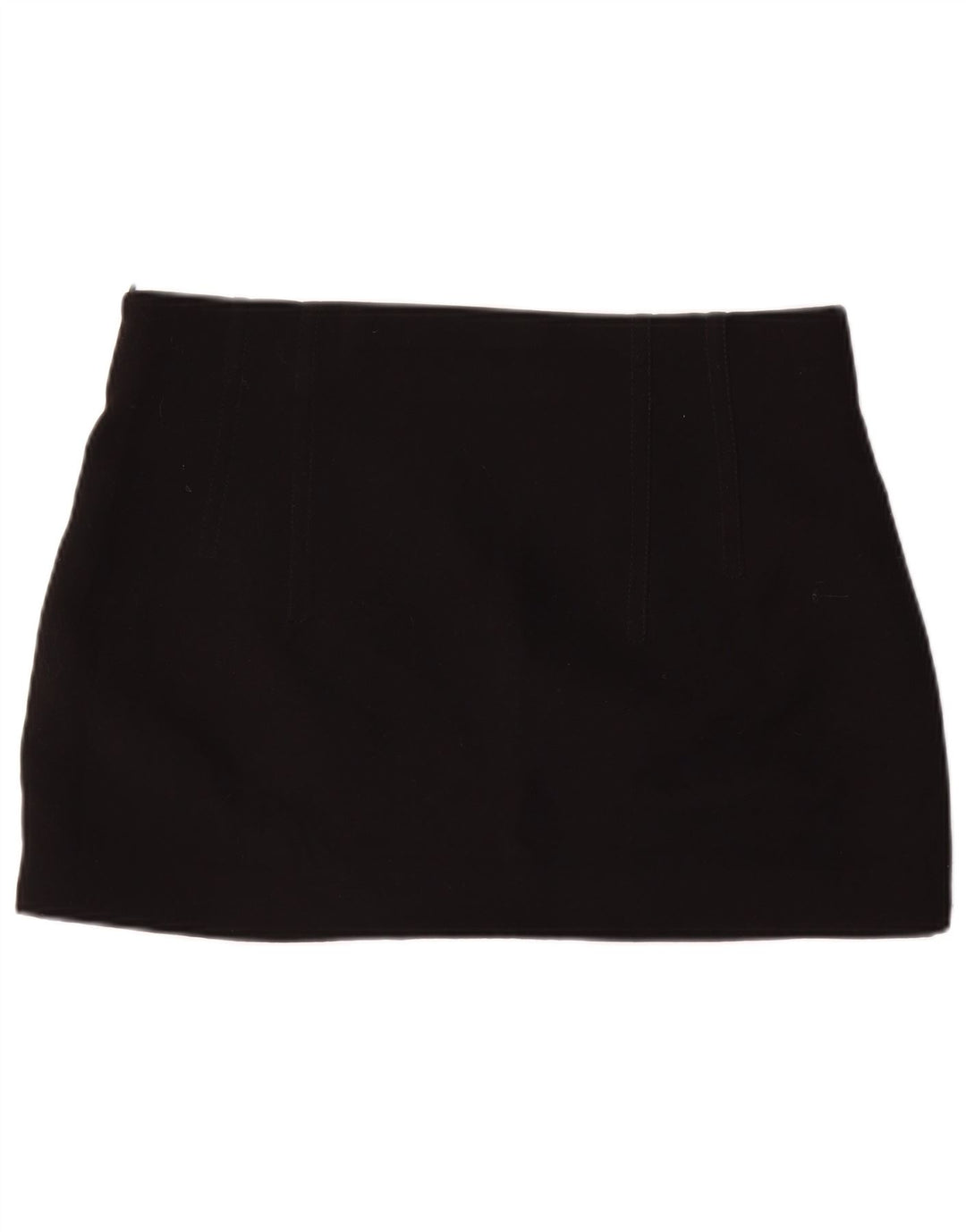 Mini saia feminina Zara XL W34 poliéster preto
