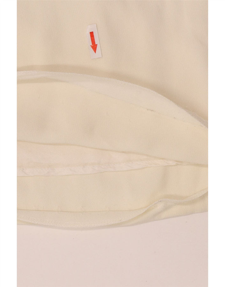 Saia midi feminina Max Mara W28 médio off white