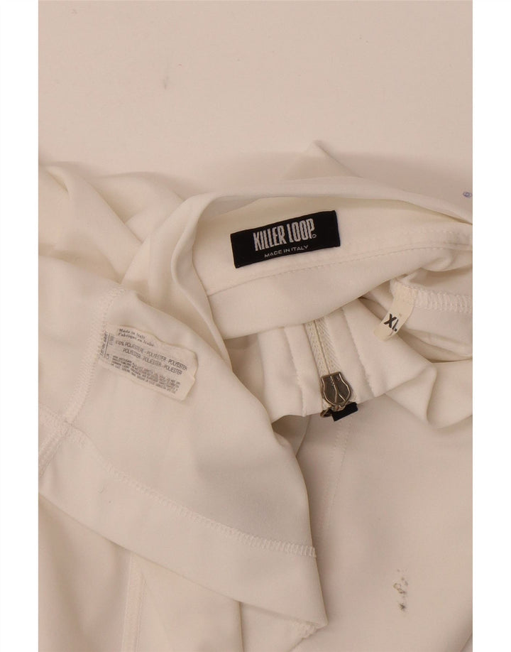 Camiseta masculina Killer Loop com zíper e gola XL poliéster branco