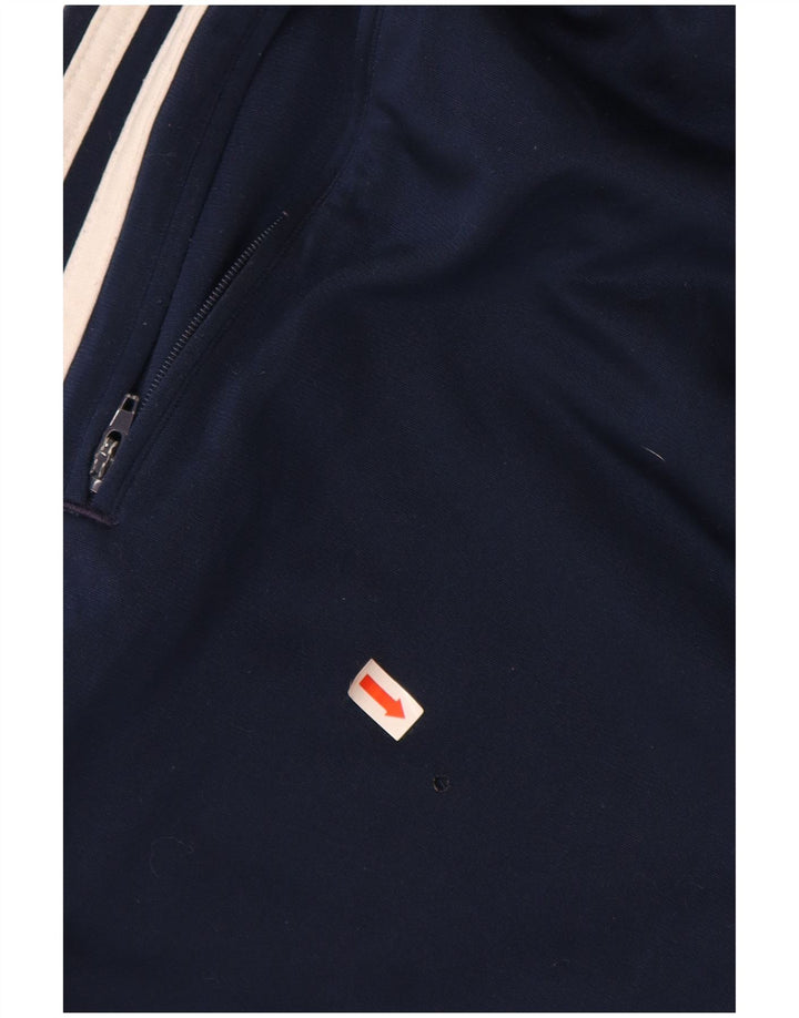 Calças de treino masculinas ADIDAS pequenas poliéster azul marinho