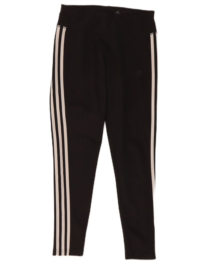 Adidas Womens Climalite Leggings UK 8/10 Pequeno Poliéster Preto