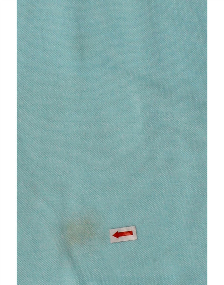 Camisa polo masculina CHAPS algodão azul médio
