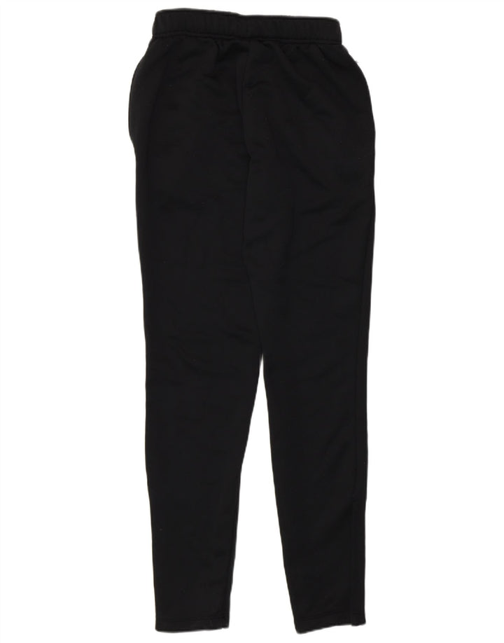 Calça de treino feminina Nike Dri Fit pequena preta de poliéster