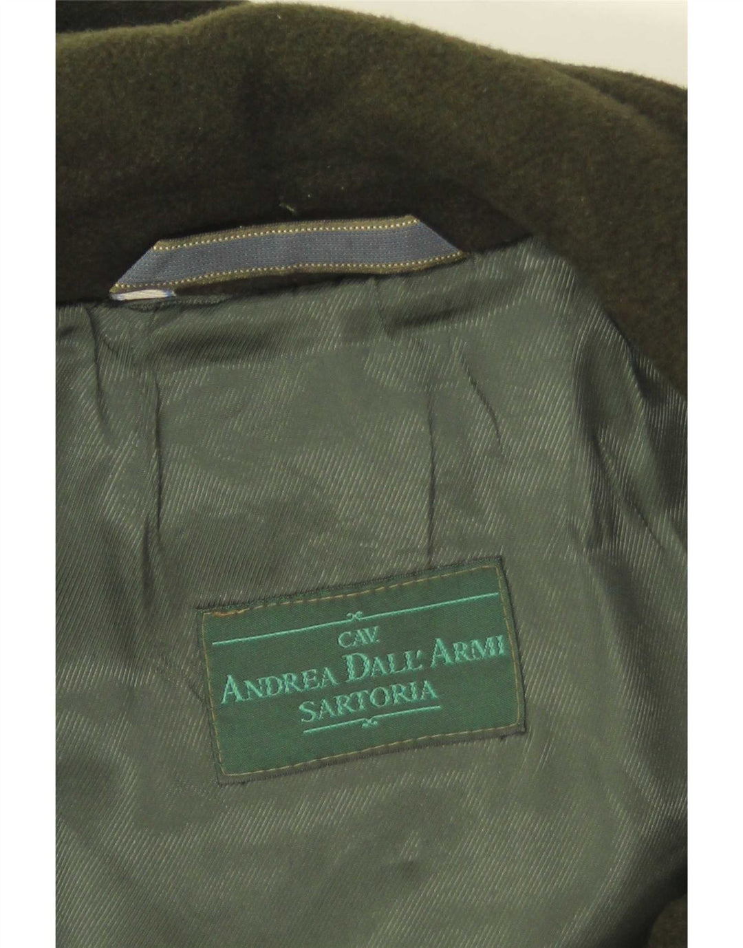 Casaco Duffle feminino vintage com capuz UK 14 verde médio