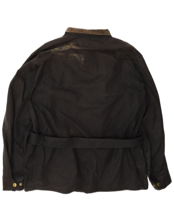 Jaqueta masculina de algodão encerado Barbour Reino Unido 44 grande marrom