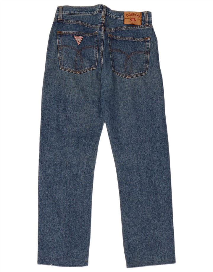 Jeans retos femininos FIORUCCI W31 L28 algodão azul