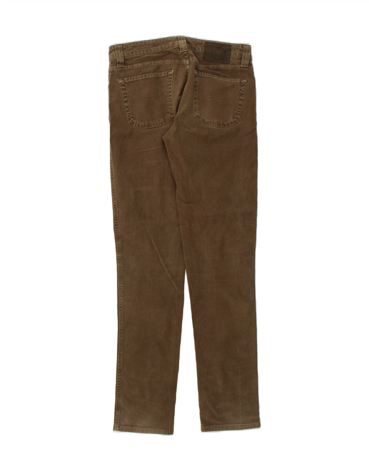 JECKERSON Womens Slim Jeans W30 L33 Brown Cotton Vintage Jeckerson and Second-Hand Jeckerson from Messina Hembry 