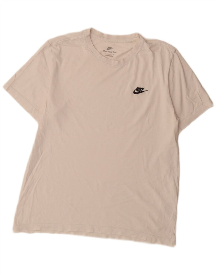 Camiseta masculina Nike grande algodão branco