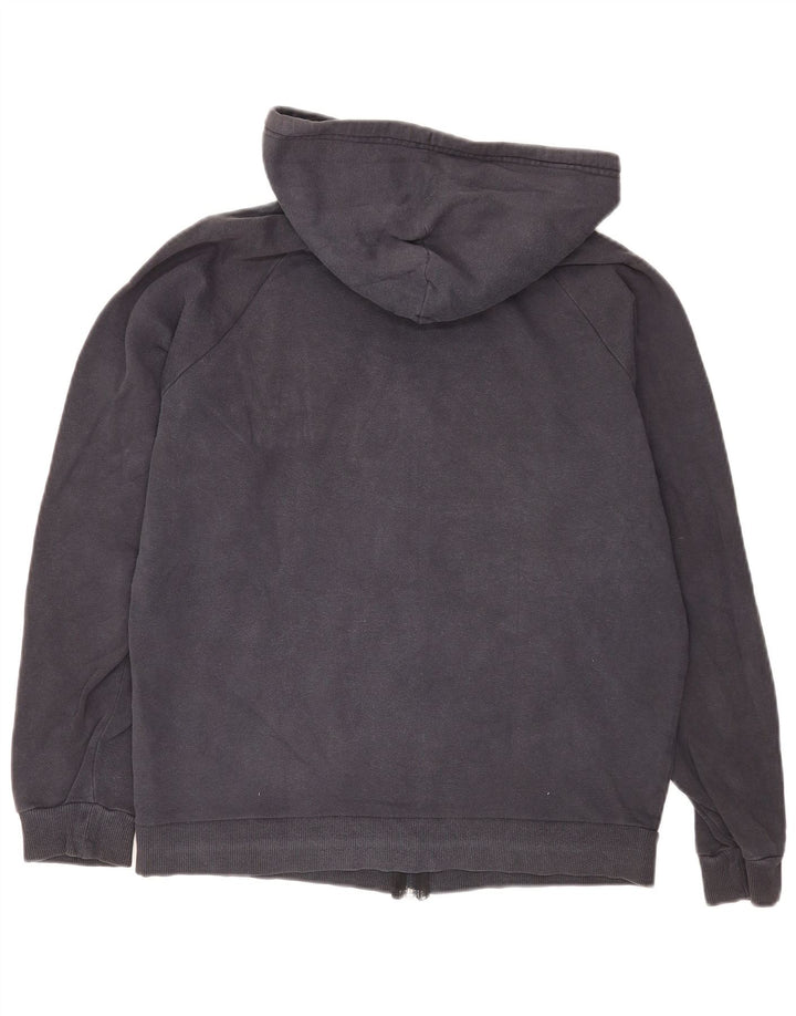 Suéter masculino Under Armour Cold Gear Zip com capuz de algodão azul marinho médio