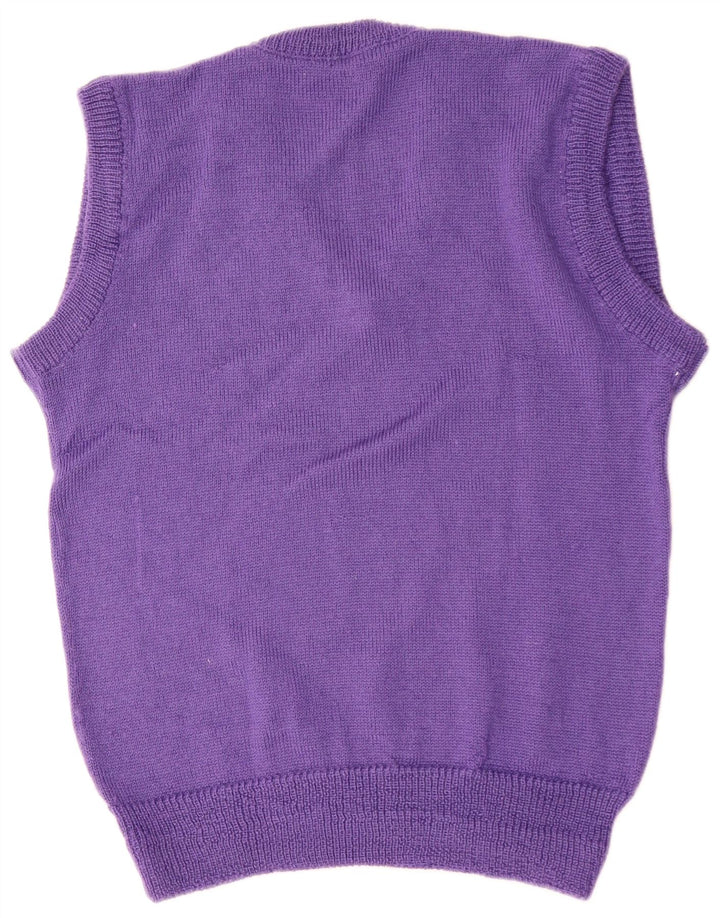 Regata masculina vintage com colete médio roxo