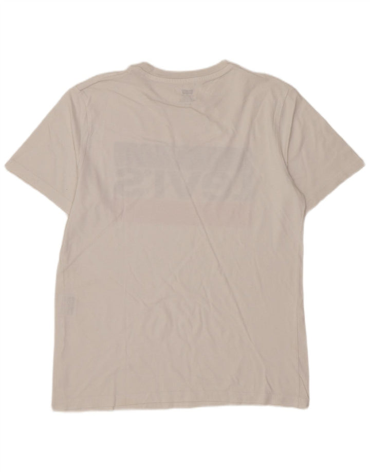 Camiseta masculina gráfica Levi's Top pequeno branco