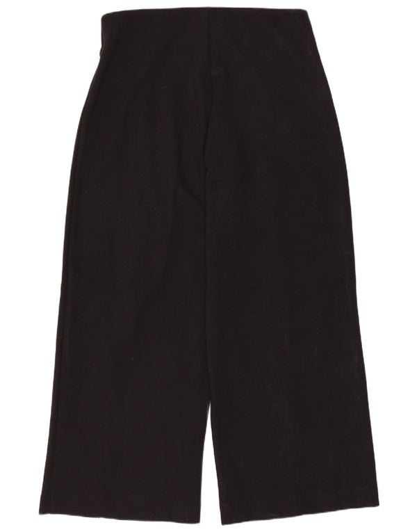 Calça casual curta feminina Marks & Spencer Reino Unido 12 médio W30 L27 preta