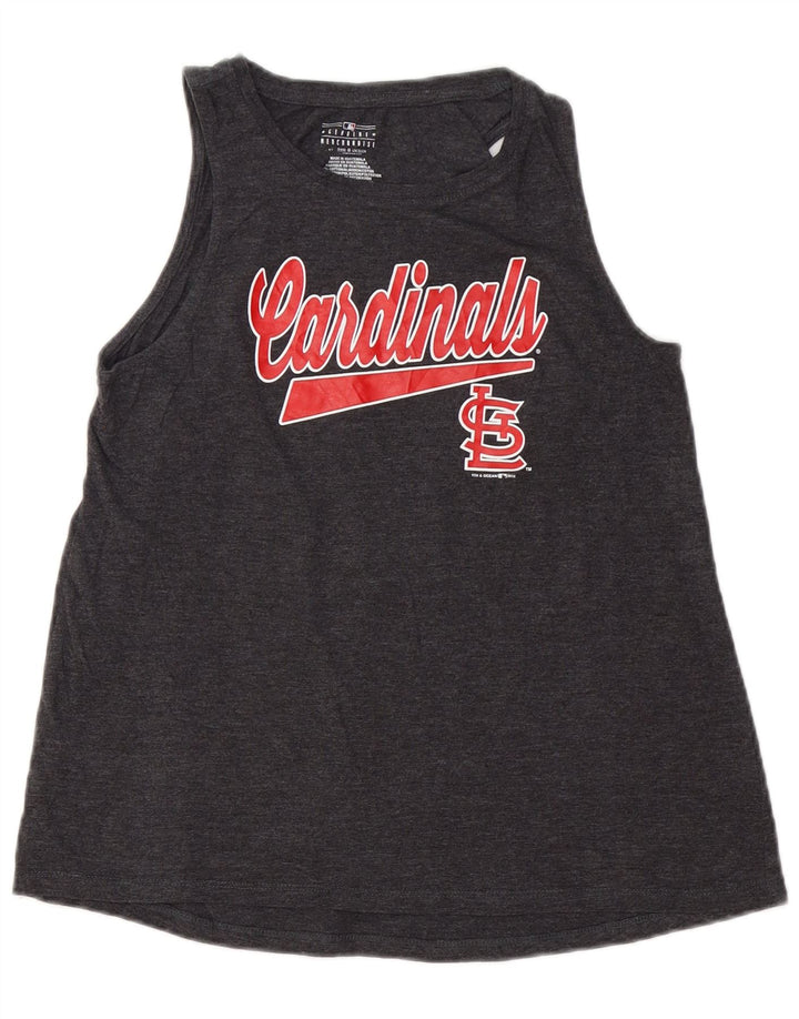 Colete gráfico feminino GENUINE MERCHANDISE UK 12 cinza médio