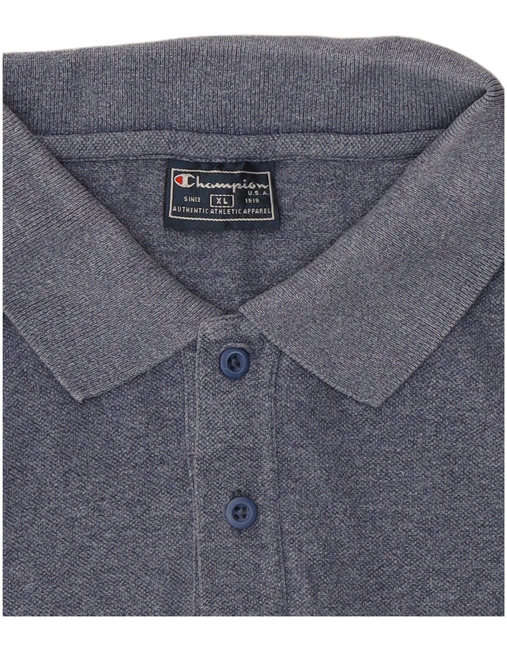 Camisa polo masculina CHAMPION XL algodão azul
