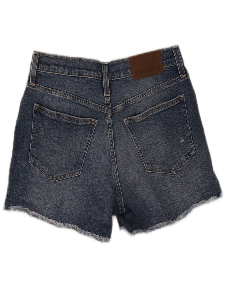 J. CREW Womens Denim Shorts W27 Small  Blue Cotton Vintage J. Crew and Second-Hand J. Crew from Messina Hembry 