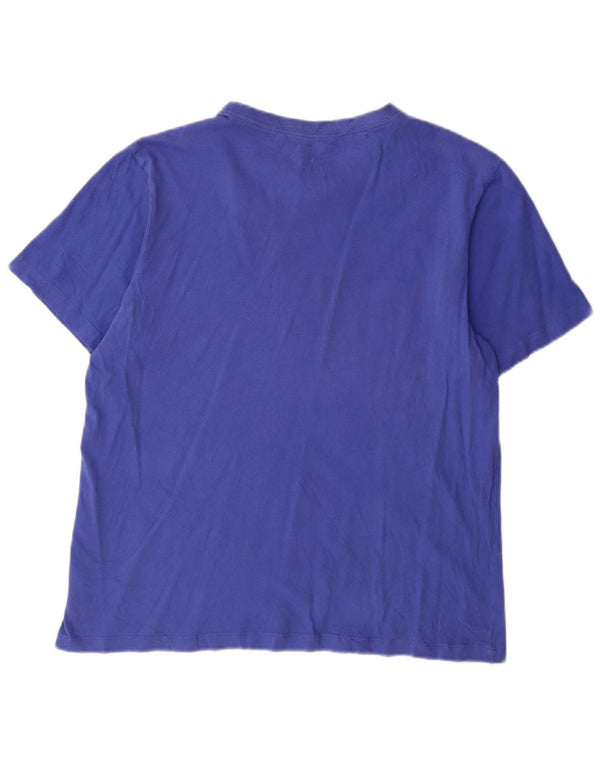 Camiseta feminina Nike UK 16 grande algodão azul