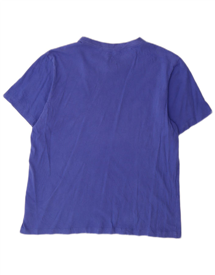 Camiseta feminina Nike UK 16 grande algodão azul