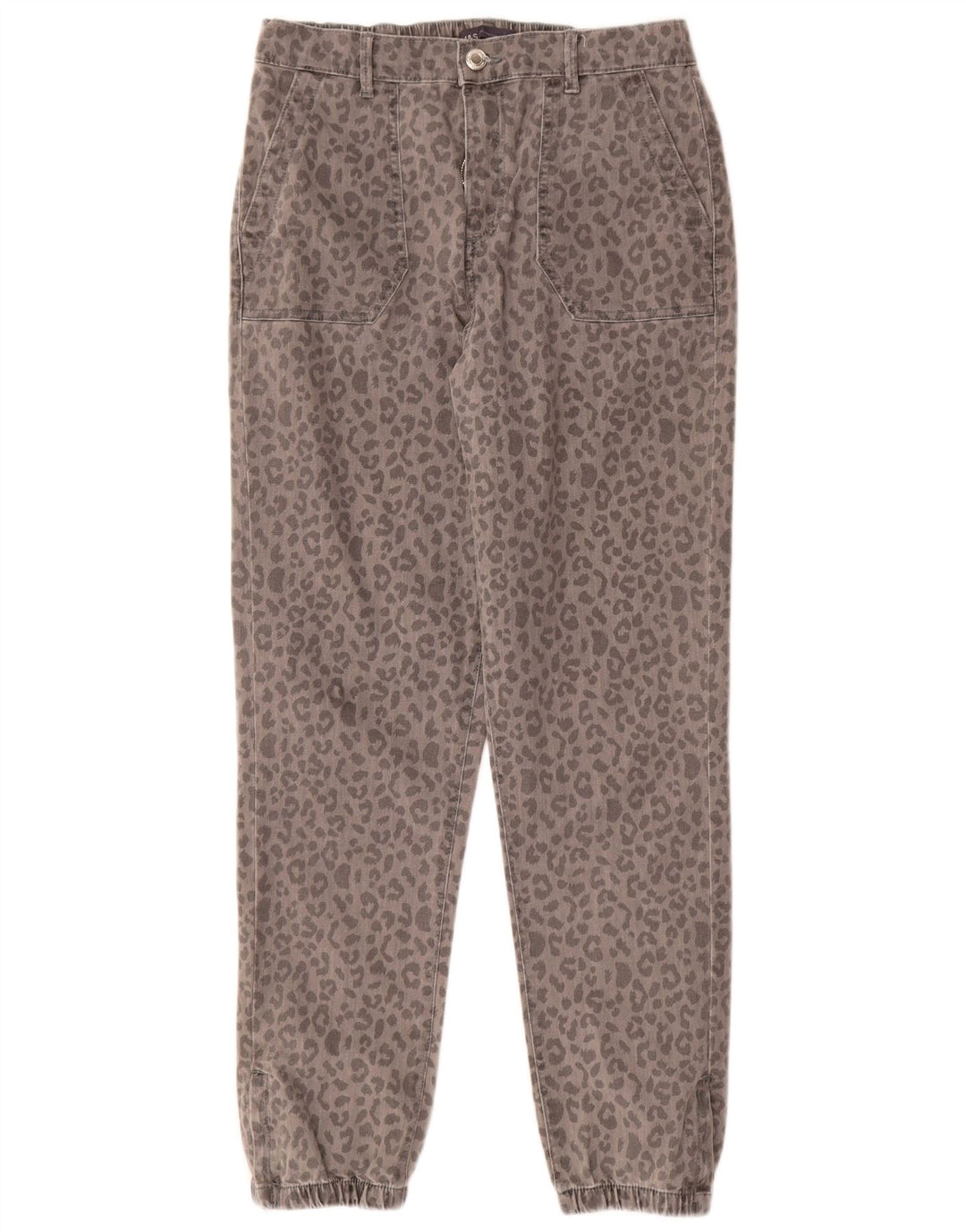 Calça Chino Feminina Marks & Spencer Reino Unido 12 Médio W30 L28 Cinza
