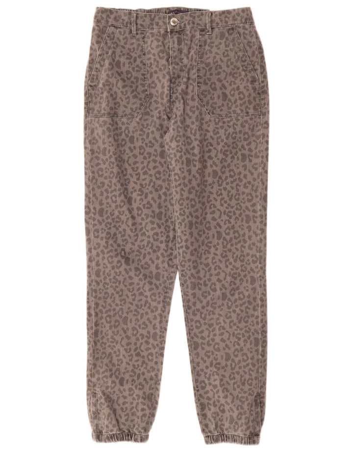 Calça Chino Feminina Marks & Spencer Reino Unido 12 Médio W30 L28 Cinza