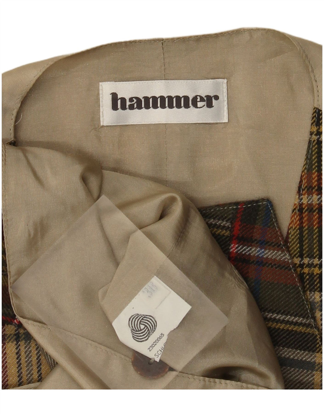 Colete feminino Hammer EU 38 médio xadrez multicolorido