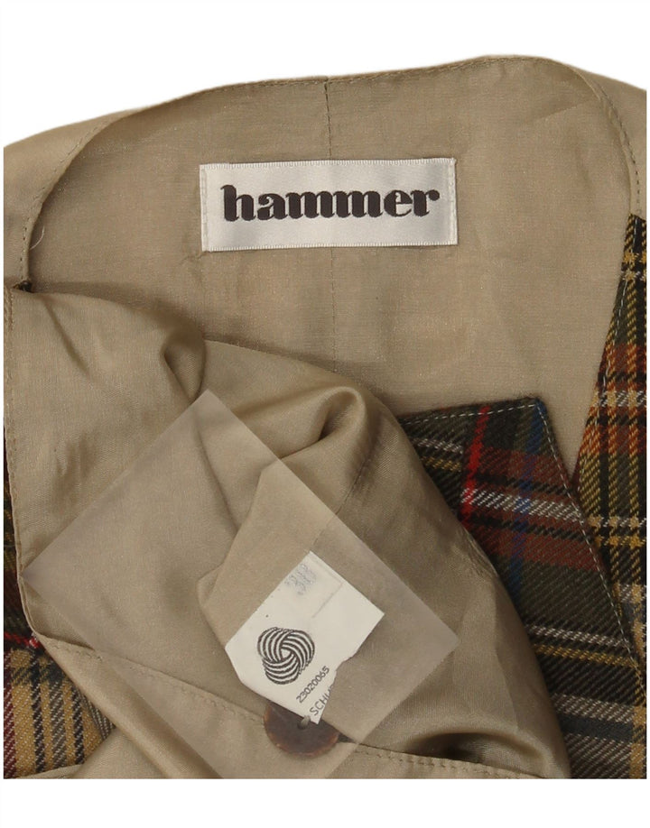 Colete feminino Hammer EU 38 médio xadrez multicolorido