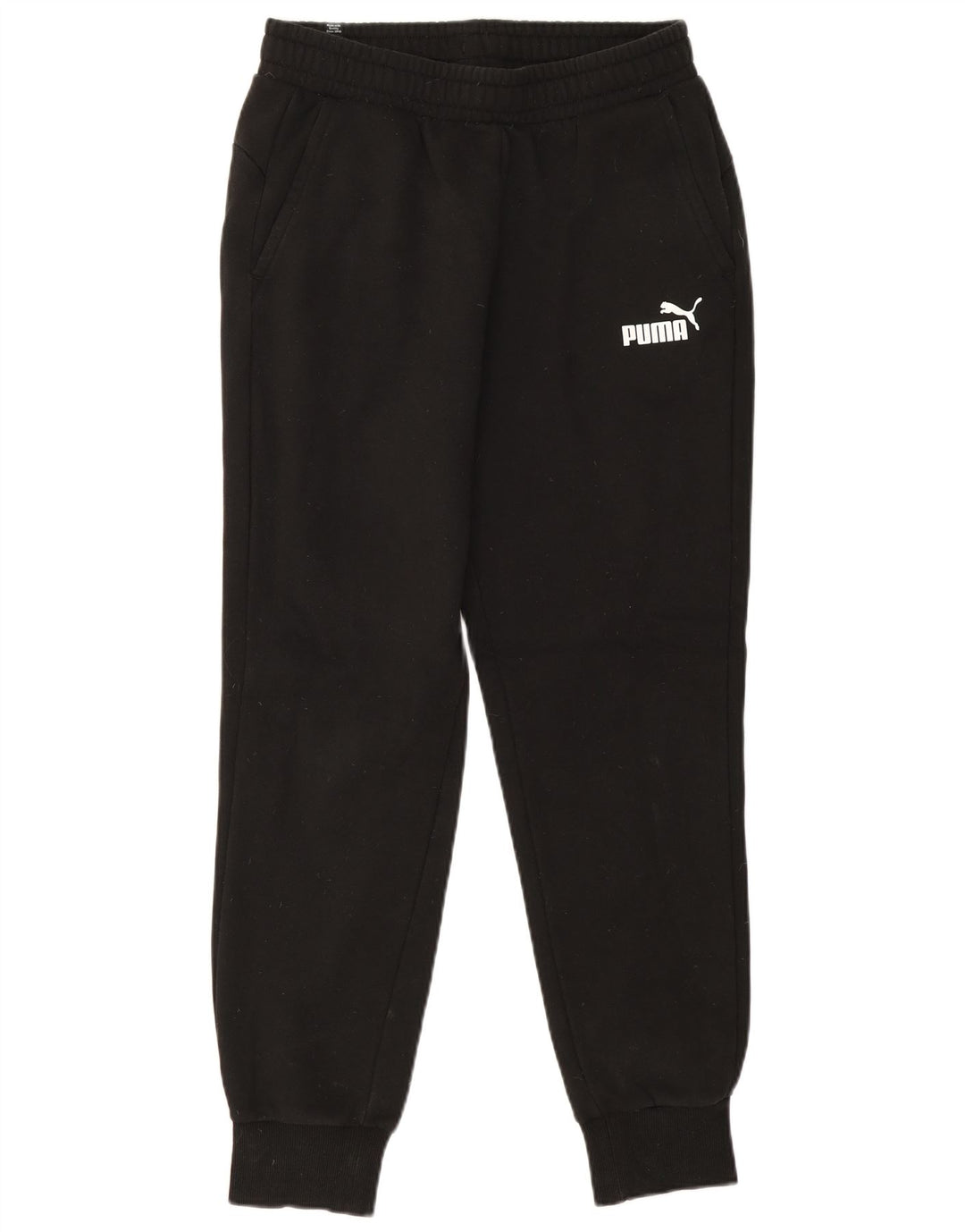 Calça de treino masculina Puma Joggers médio algodão preto