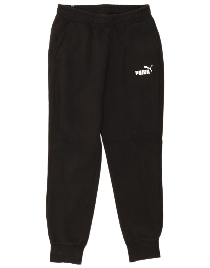 Calça de treino masculina Puma Joggers médio algodão preto