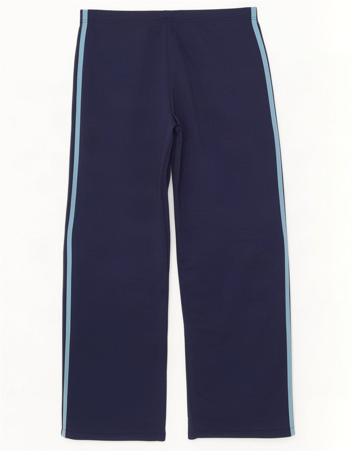 Calça de treino feminina Adidas UK 14 poliéster azul marinho médio
