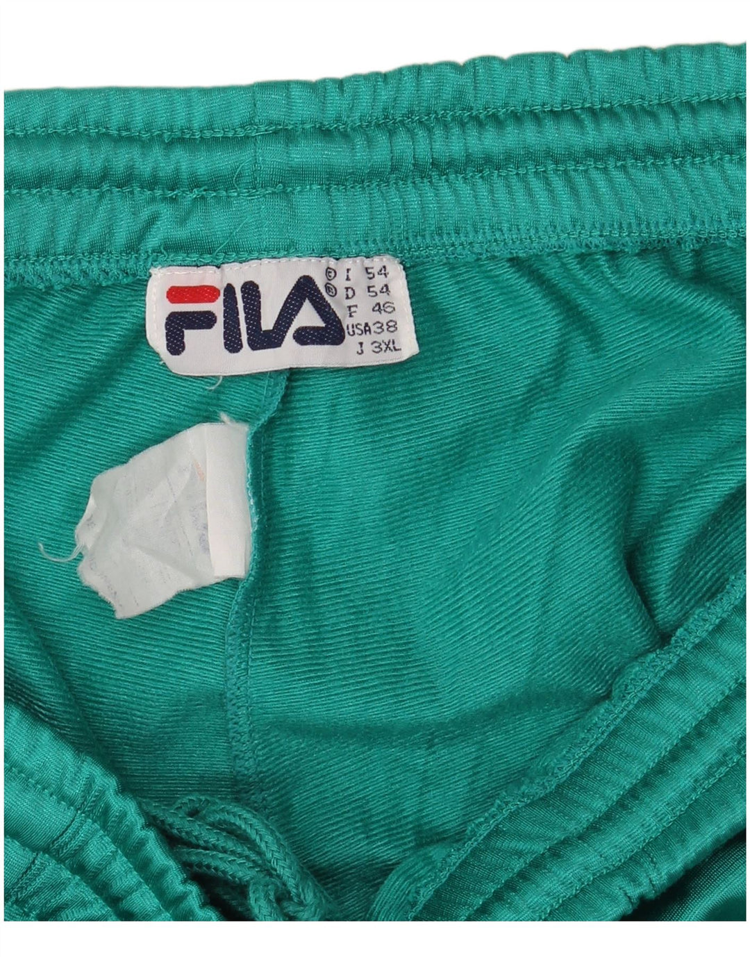 Calça de treino masculina FILA Joggers IT 54 2XL listrado turquesa
