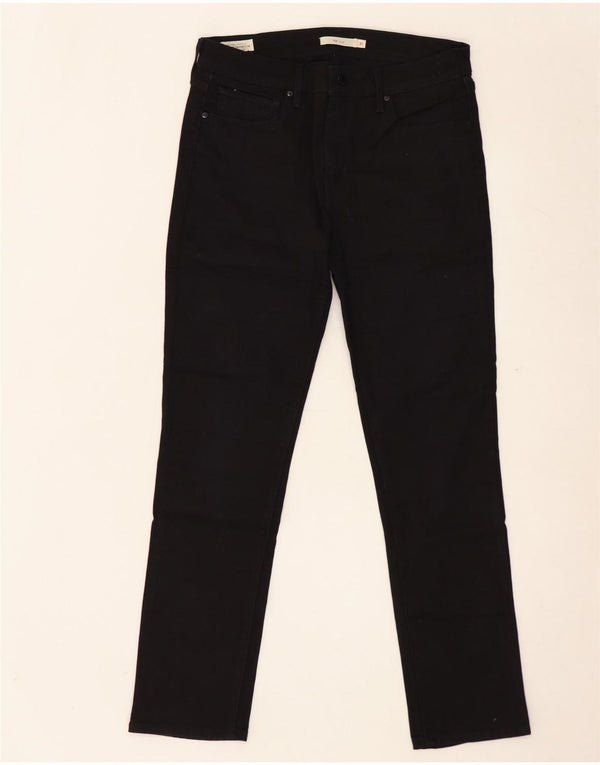 Calça jeans feminina LEVI'S 712 Slim W31 L29 algodão preto