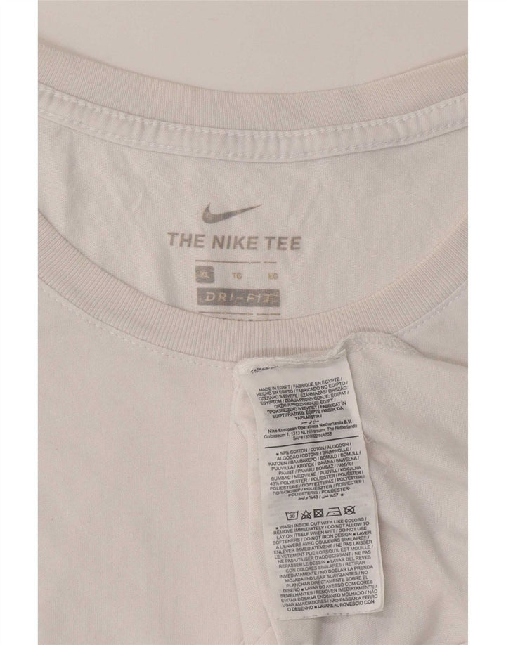 Camiseta masculina Nike Top XL algodão branco