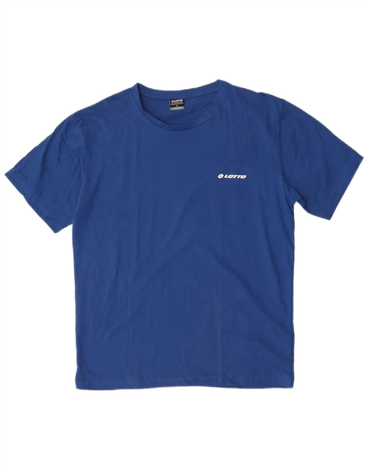 Camiseta masculina Lotto Top XL algodão azul